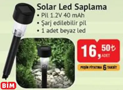 SOLAR LED SAPLAMA